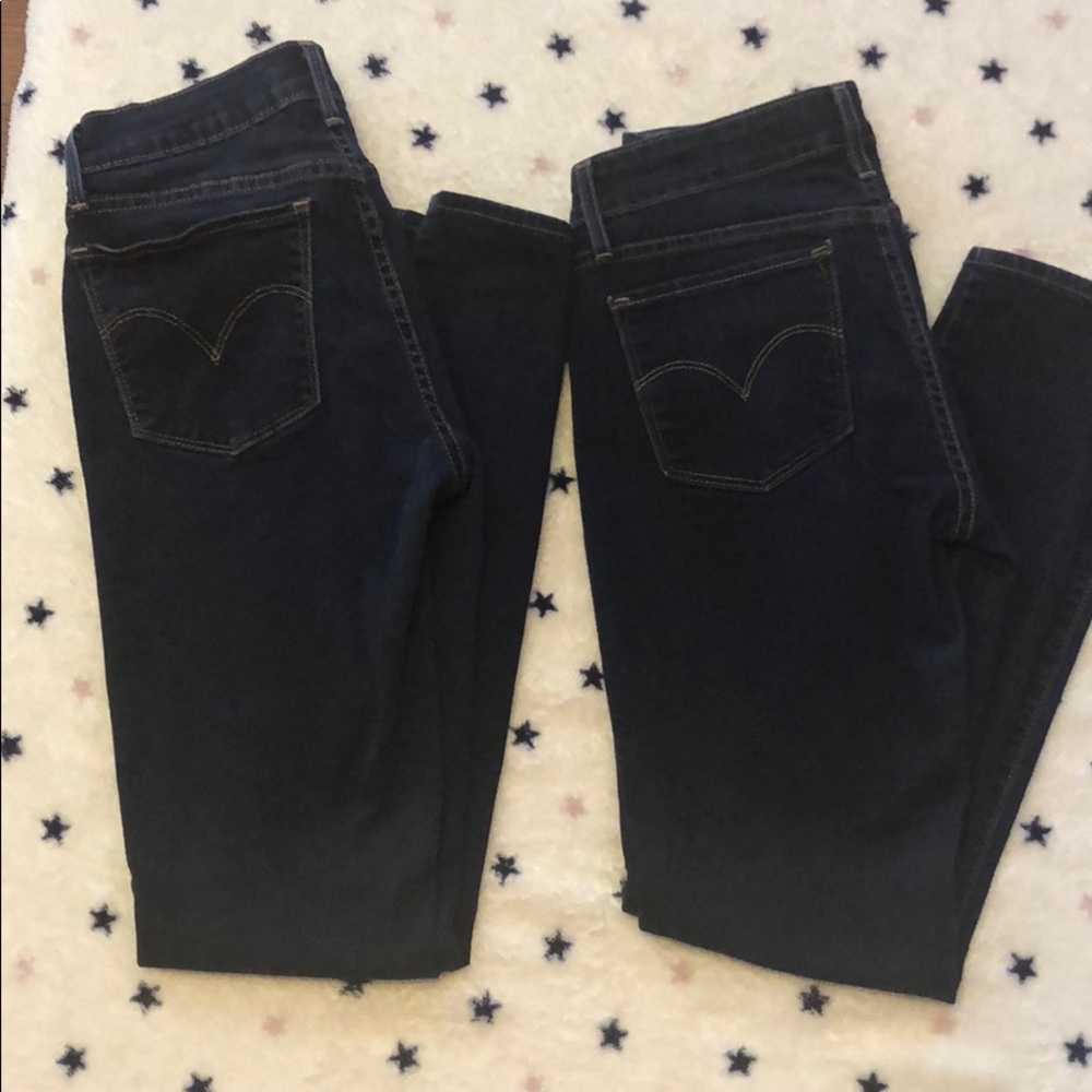 Levi 710 &711 skinny and super skinny bundle